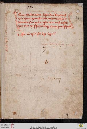 Leben des hl. Gebhard (Fragment)
