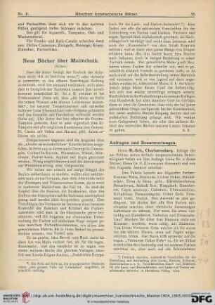 Neue Bücher über Maltechnik [2]