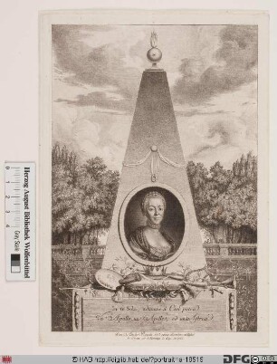 Bildnis Maria Antonia (Walpurgis), Kurfürstin von Sachsen, geb. Prinzessin von Bayern
