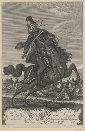 Bildnis des General Major von Ruesch