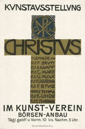 Kunstausstellung Christus im Kunst-Verein Börsen-Anbau