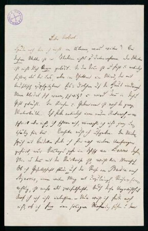 Brief vom 17. April 1870