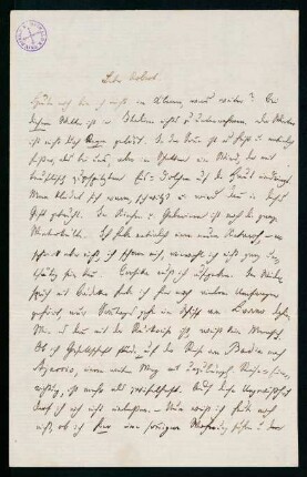 Brief vom 17. April 1870