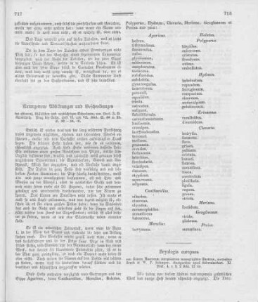 Naturgetreue Abbildungen und Beschreibungen der eßbaren, schädlichen und verdächtigen Schwämme / von Prof. J[ulius] V[incenz von] Krombholz. - Prag : Calve. - Heft VI und VII, 1841