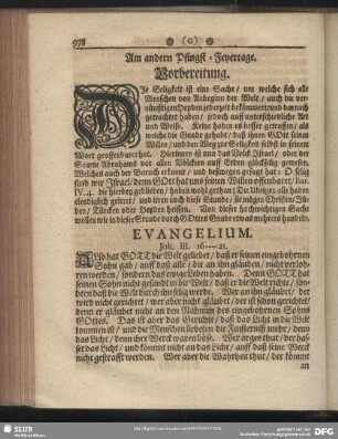 Am andern Pfingst-Feyertage
