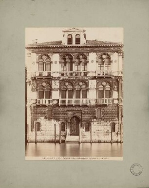 Palazzo Corner Spinelli, Venedig: Fassade zum Kanal