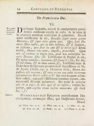 De Providentia Dei. VI.