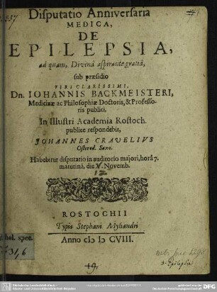 De epilepsia