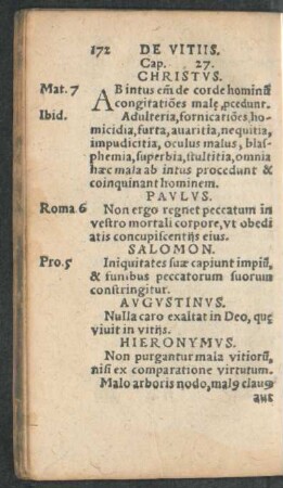 De Vitiis. Cap. 27.