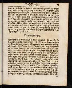 23-27, Nutzanwendung.
