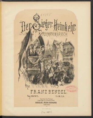 No. 3: Der Sieger Heimkehr : Triumphmarsch ; für Piano ; op. 109. No. 3