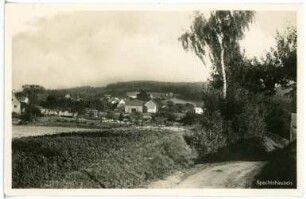Spechtshausen. Blick auf Spechtshausen