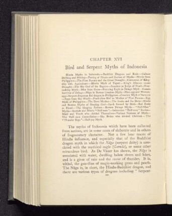 Bird and Serpent Myths of indonesia
