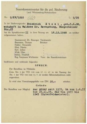 Etzel, Friedrich