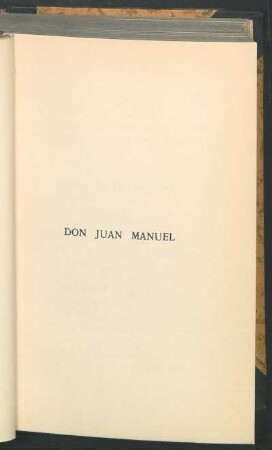 Don Juan Manuel