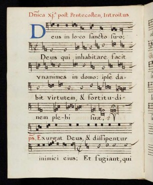 51v - 52r Deus in loco sancto suo