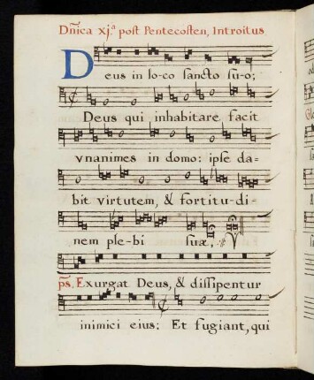 51v - 52r Deus in loco sancto suo