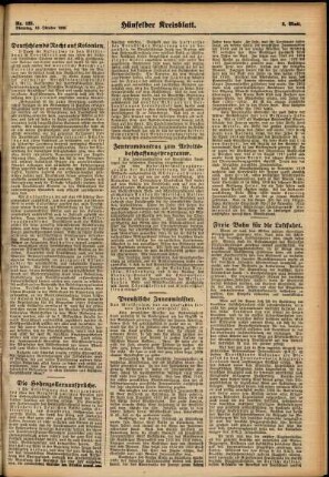Zweite Ausgabe vom Dienstag, den 19. Oktober 1926.