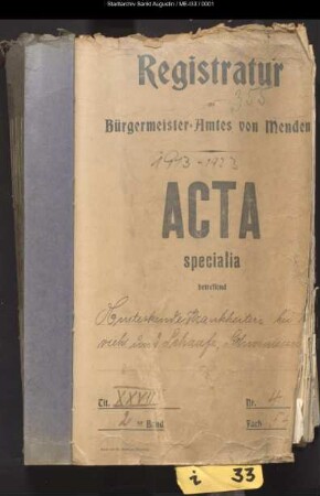 Ansteckende Krankheiten bei Rindvieh, Schafen und Schweinen - specialia -