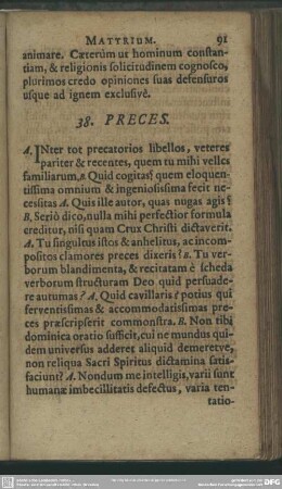 38. Preces