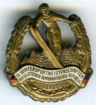 DS (Deutscher Sportausschuss), 3. Deutsche Wintersportmeisterschaften in Oberhof
