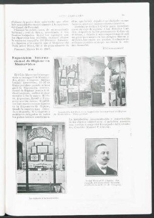 Exposición Internacional de Higiene en Montevideo