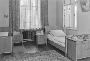 Wohnhausinnenansicht Schlafzimmer : Inneneinrichtung eines Schlafzimmers