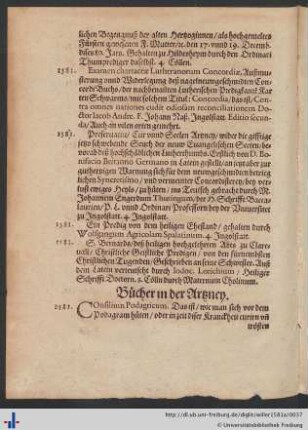 Bücher in der Artzney.