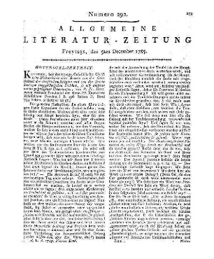 Neues berlinisches Koch-Buch für Herrschaftliche Tafeln. Nebst einem Anhang von Bäckereyen. Von einem erfahrnen Koch. Potsdam: Horvath 1785