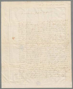 Georg Simon Ohm (1789 - 1854) Autographen: Briefe von Georg Simon Ohm an verschiedene Adressaten - BSB Autogr.Cim. Ohm, Georg Simon, 2. Georg Simon Ohm (1789 - 1854) Autographen: Brief von Georg Simon Ohm an Professor Ullherr in Nürnberg - BSB Autogr.Cim. Ohm, Georg Simon.2