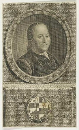 Bildnis des Nic. Lud. a Zinzendorf et Pottend