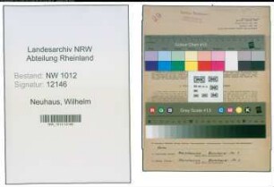 Entnazifizierung Wilhelm Neuhaus , geb. 08.10.1894 (Ingenieur)
