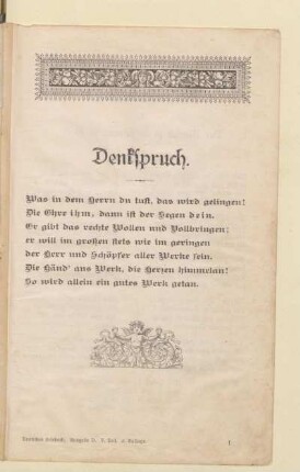 Denkspruch