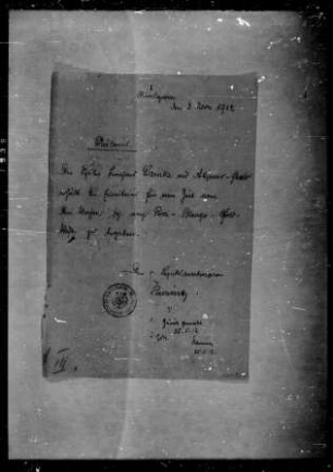 Bescheidung von Auswanderungsanträgen durch das Bezirksamt Atakpame, insbesondere nach Kamerun, auch Goldküstenkolonie (Einzelfälle)