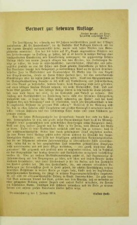 Vorwort zur siebenten Auflage