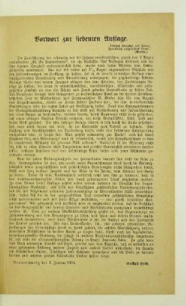Vorwort zur siebenten Auflage