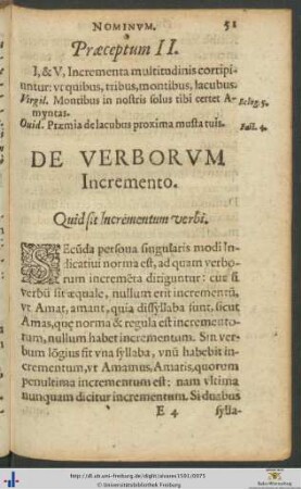 De Verborum Incremento