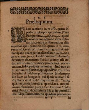 Discursus iur. de fideiussoribus