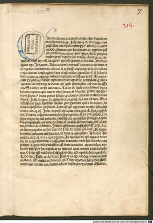 Lectura super arboribus consanguinitatis et affinitatis