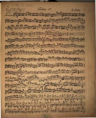 VIII. Parthie : enth. 12 Stücke für vollst. Streich-Orch. in ausgesetzten Stimmen mit Direktionsstimme Nr. 99 ; [op. 299]