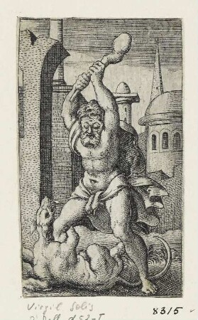 Herkules und die Hydra, Blatt 1 der Folge "Taten des Herkules"