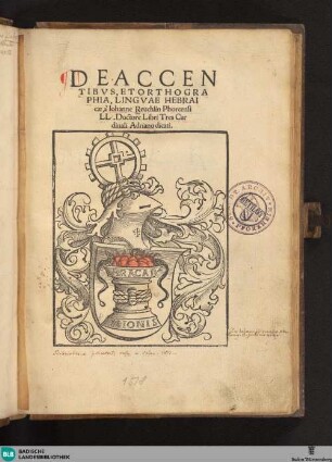 De Accentibvs, Et Orthographia, Lingvae Hebraicae