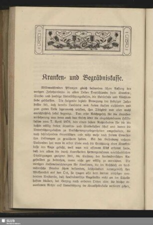 Kranken- und Begräbniskasse
