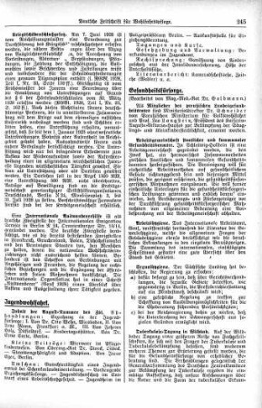Tuberkulose-Tagung in Wildbad [Gesundheitsfürsorge]