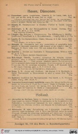 Holland (Nr. 627 - 673)