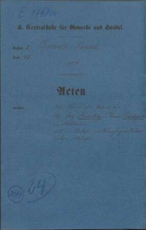 Patent des Joh. Aug. Holmberg und Werner Grönberger in Stockholm auf ein Verfahren zur Reinigung von Runkelrüben-Melasse