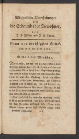 Neun und dreißigstes Stück