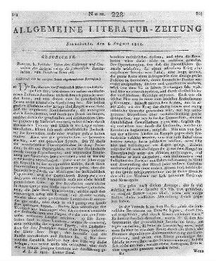 Gentz, Friedrich v.: Ueber den Ursprung und Charakter des Krieges gegen die Französische Revolution etc. (Beschluß der im vorigen Stück abgebrochenen Recension.)