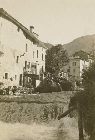 Ponte di Legno im Ogliotal (Italien). Mühlen am Oglio