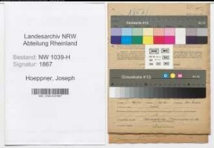 Entnazifizierung Joseph Hoeppner , geb. 15.04.1912 (Gaertner)